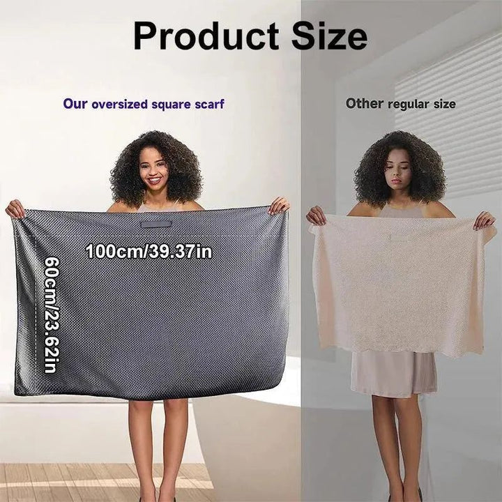 Microfiber Hair Towel Wrap for Women Curly Long Hair,Super Absorbent Hair Plopping Towel Curly for Wet Hair,Soft Hair Drying