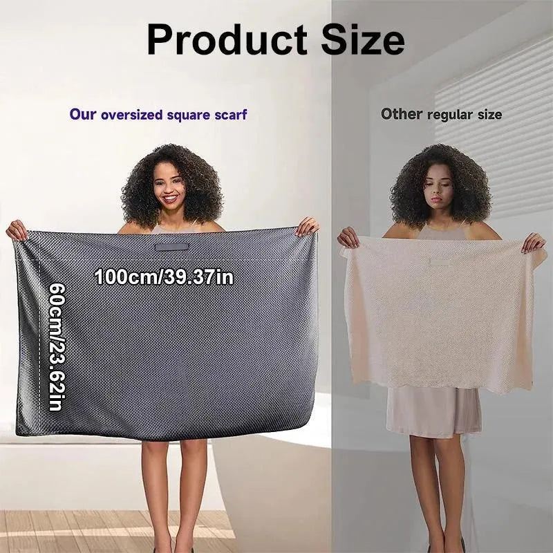 Microfiber Hair Towel Wrap for Women Curly Long Hair,Super Absorbent Hair Plopping Towel Curly for Wet Hair,Soft Hair Drying