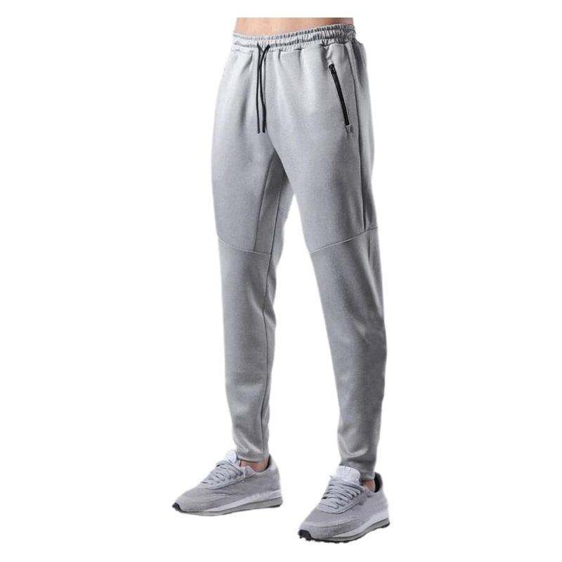 Men s High Split Joggers with Striped Side Zipper and Snap Closure Wide Leg Trousers for Track and Casual Wear - Jointcorp