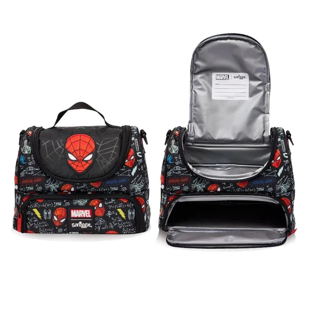 MINISO Marvel Children's Schoolbag Smiggle Backpack for Boy 7-16 years 16 inch Waterproof Student Lunch Bag Lovely Pencil Case