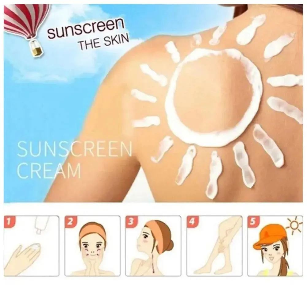 Spf 50+ Sunscreen  Spf 90+ Sun Protection Hydrating Moisturizing Skin Waterproof Sunblock Lotion Oil Control For Skin Care