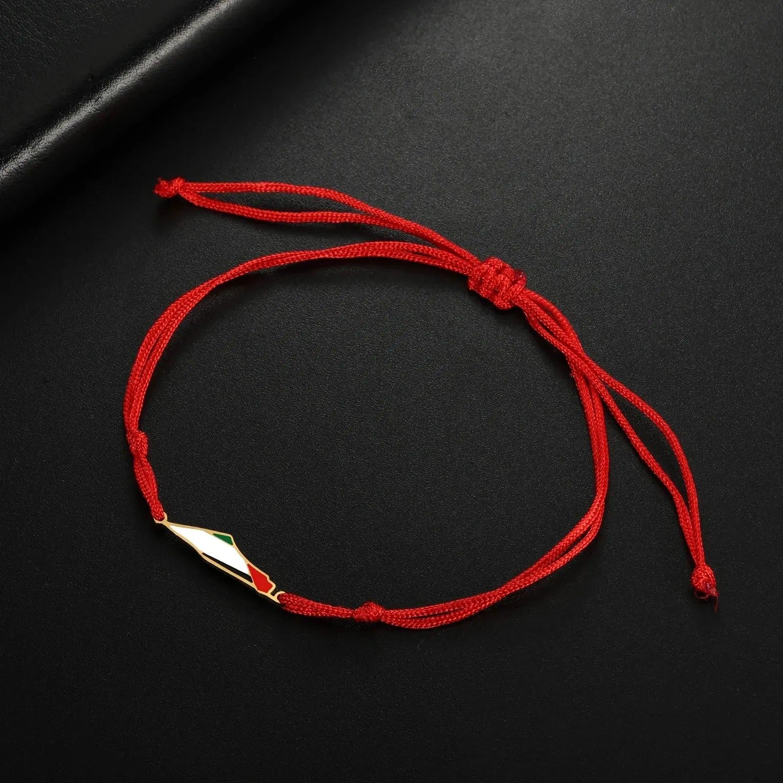LIKGREAT Drip Oil Map Shape Stainless Steel Bracelet Double Chain Colorful Enamel High Quality Jewelry Gift for Women Men