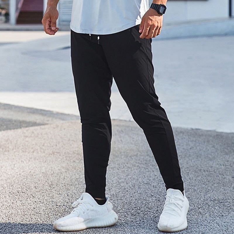 Men Running Fitness Sweatpants Male Casual Outdoor Training Sport Long Pants Jogging Workout Trousers Bodybuilding - Jointcorp