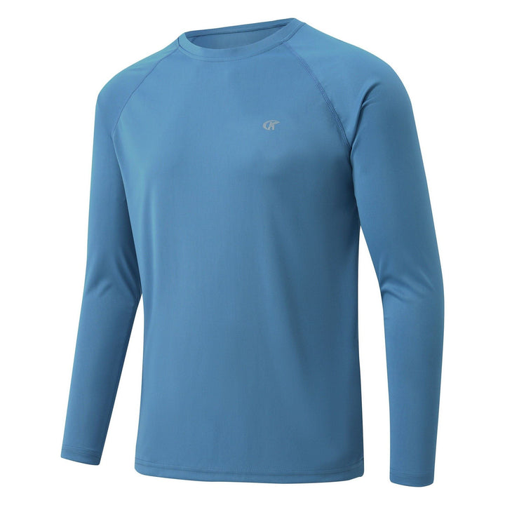 Men's Long Sleeve T-Shirt UPF 50+ Rash Guard Tee UV Sun Protection Shirt for Sport Fishing Hiking Workout Outdoor Pullover Shirt - Jointcorp