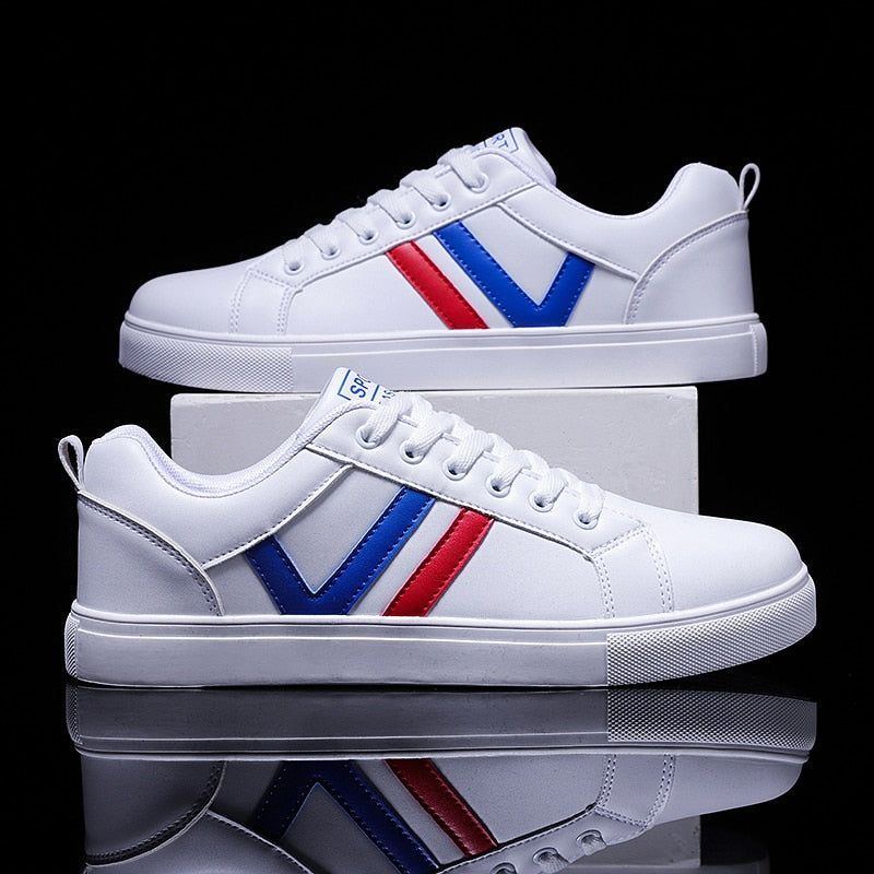 Sneakers Men Casual Tennis Shoes Lightweight Breathable Men Shoes Flat Lace-Up Men - Jointcorp