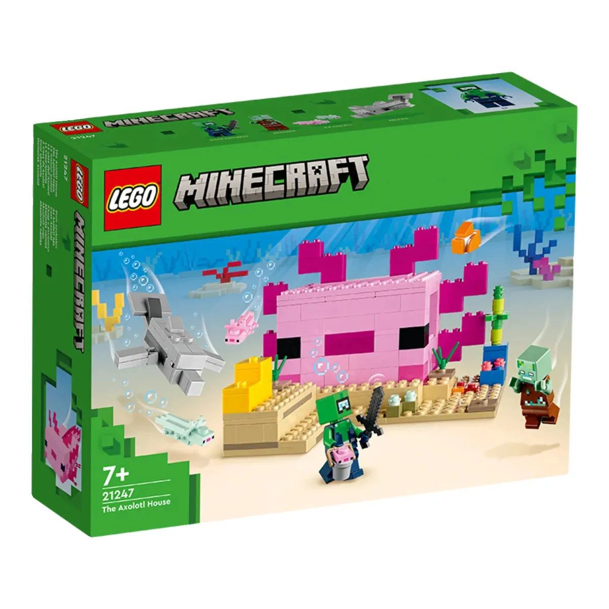 LEGO Minecraft 21247 American Salamander House Children's Puzzle Building Toy Gift