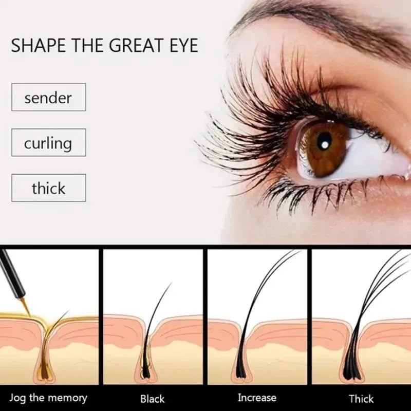 Eyelash Fast Growth Serum Thicker Lashes Natural Curling Treatment Lengthening Lash Powerful Makeup Lash Lifting Care Product