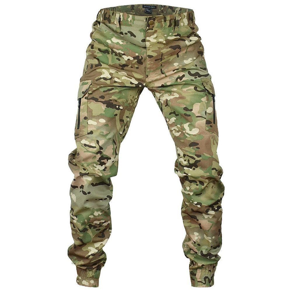 Joggers Outdoor Ripstop Cargo Pants Working Clothing Hiking Hunting Combat Trousers Men's Streetwear - Jointcorp