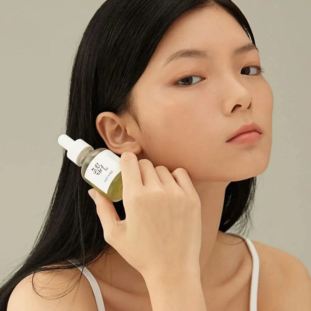 Ginseng Oil Propolis Niacinamide Green Tea Panthenol Soothing Essence Oil Moisturizing Korean Rice Sunscreen Probiotic Serum