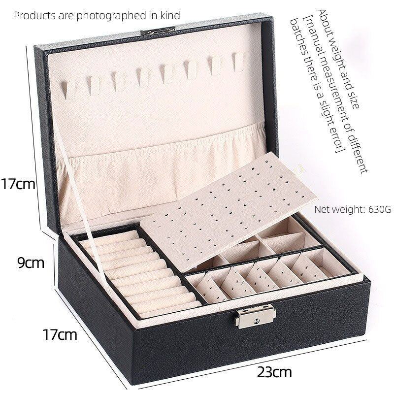 Storage Box For Travel Portable Flip Lid