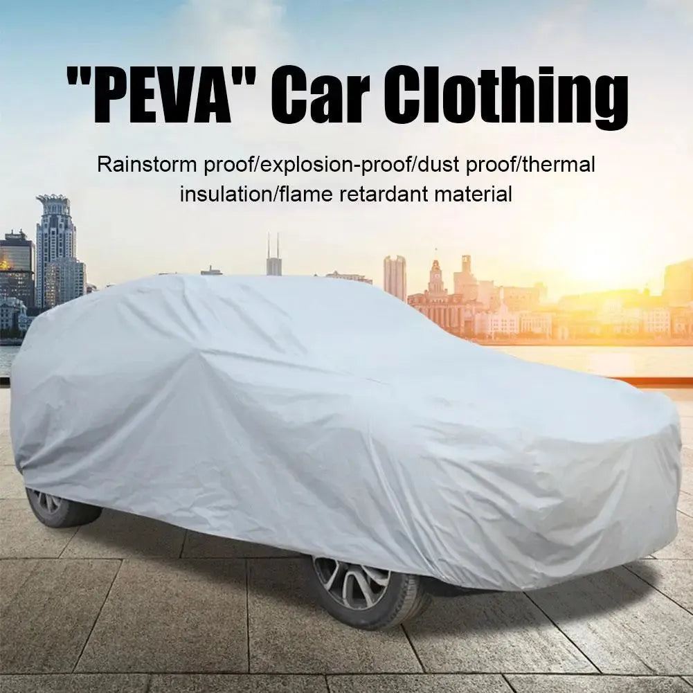 General Car Cover UV Protection Sunshade PEVA Waterproof Clothing Car Car Scratch-proof Portable Car Protection Du J3T0