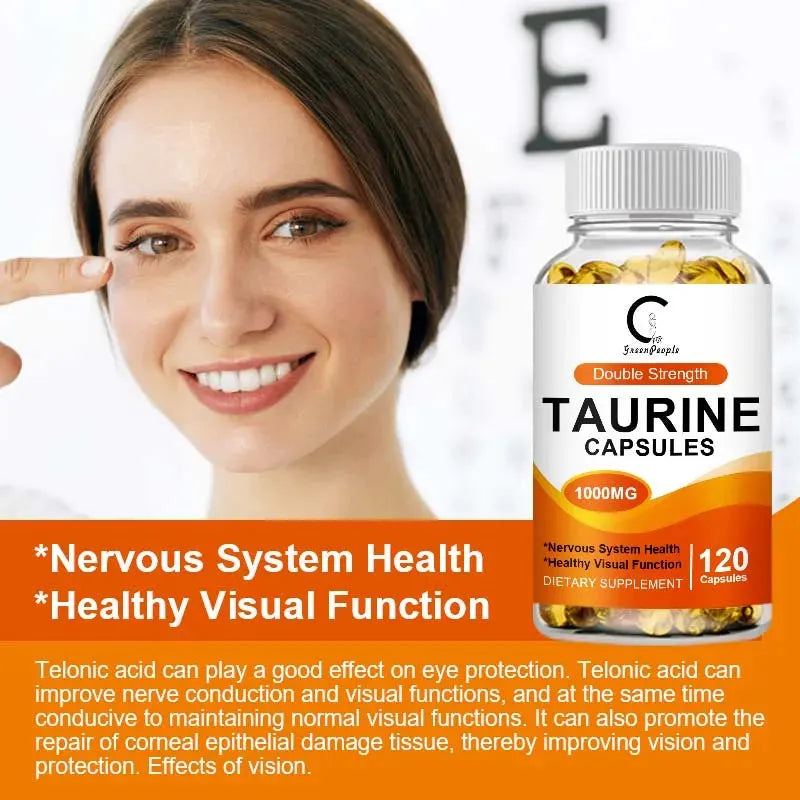 GPGP Greenpeople Taurine Capsule Nervous Reproductive System Re-Development Dietary Supplement