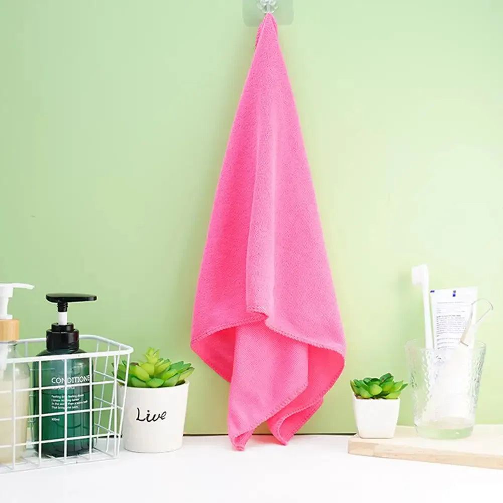 1pc Microfiber Towel  Absorbency Square Towel Quick Drying Soft Towel Comfortable Bath Towel Portable Gym Towel Shower