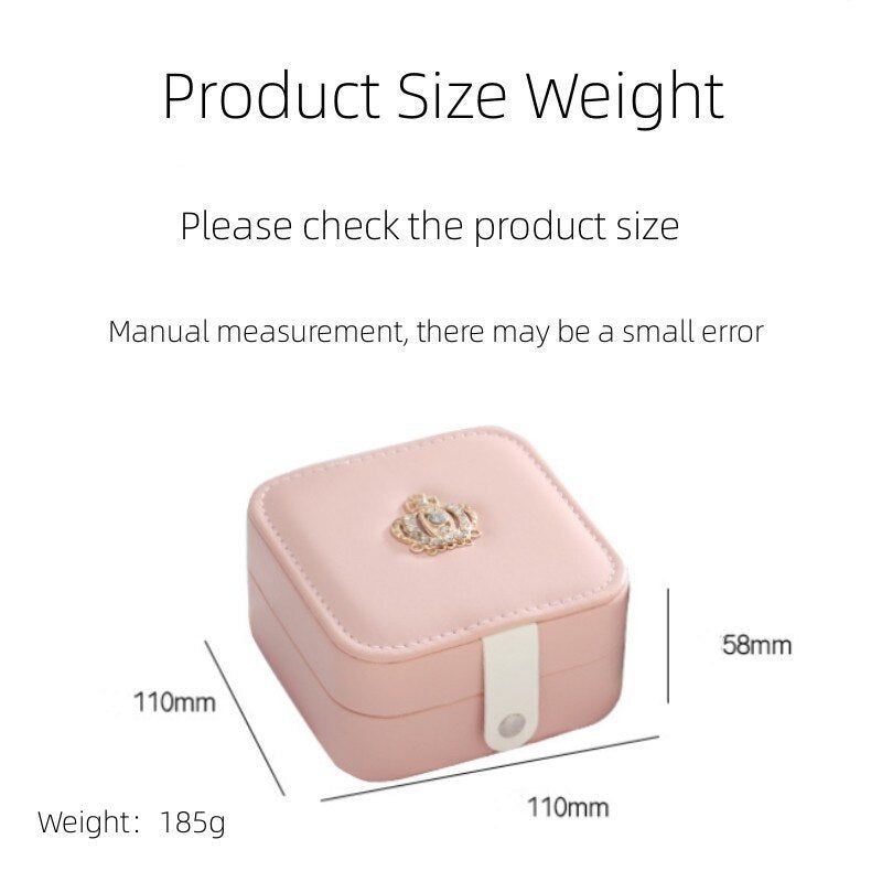 Storage Box For Travel Portable Flip Lid