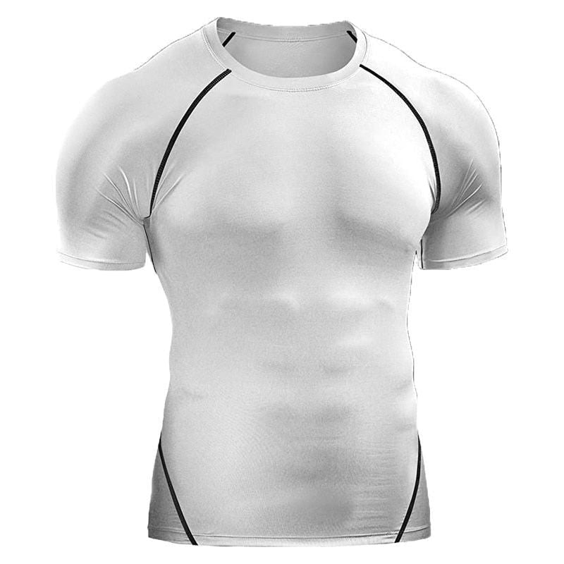 T Shirt Men Summer Sportswear Running Quick Dry Sport Tops Tee Athletic Gym Workout Shirts Men - Jointcorp