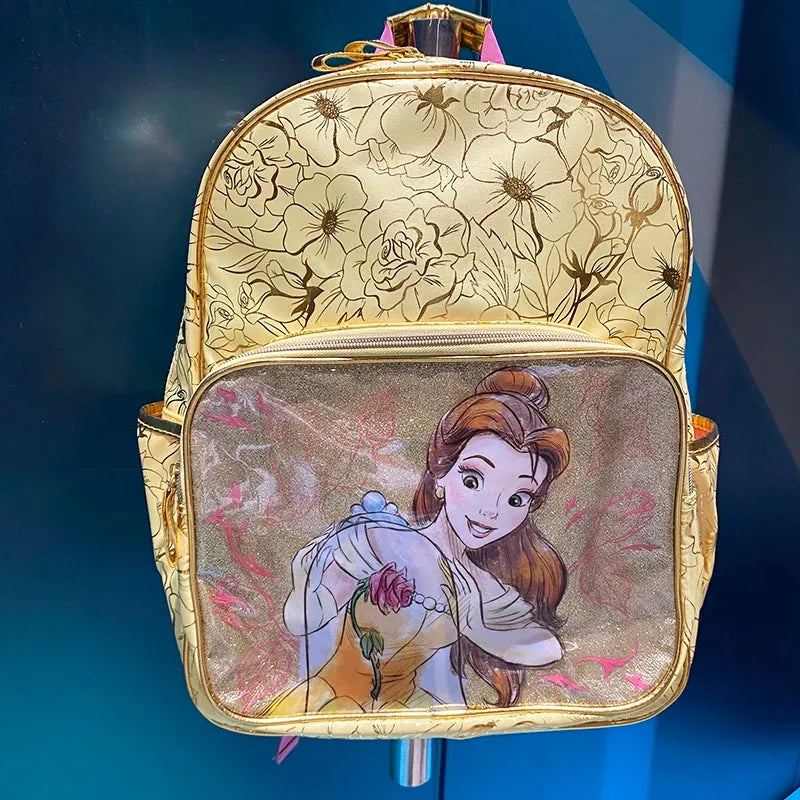 New Original Disney Beautiful Woman And Beast Beautiful Woman Princess Bag And Bag Gift Student School Supplies Backpack