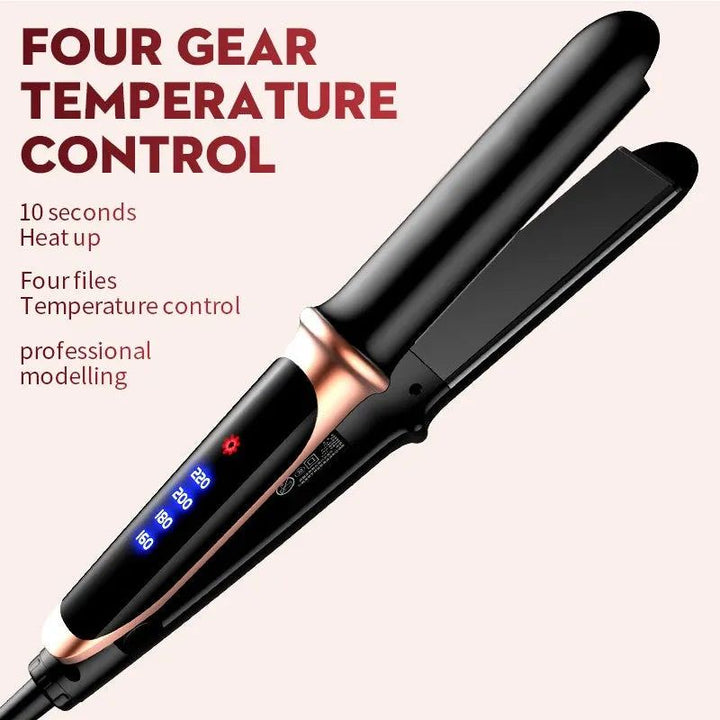 Two In One Professional Straightener Suitable For Wet Or Dry Hair, Iron Curly Hair Straight Hair Iron Smooth Hair Tools