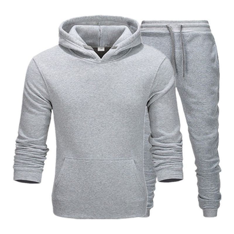 Men's Pant Sets Casual Hoodies Fashion Men's Hoodie Sweatpants Set Sweat for Men Two Piece - Jointcorp
