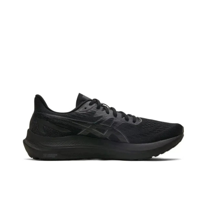 Asics GT-2000 12 Mesh Shock Absorber  Breathable Low Top Training Running Shoes Unisex Black Sneakers