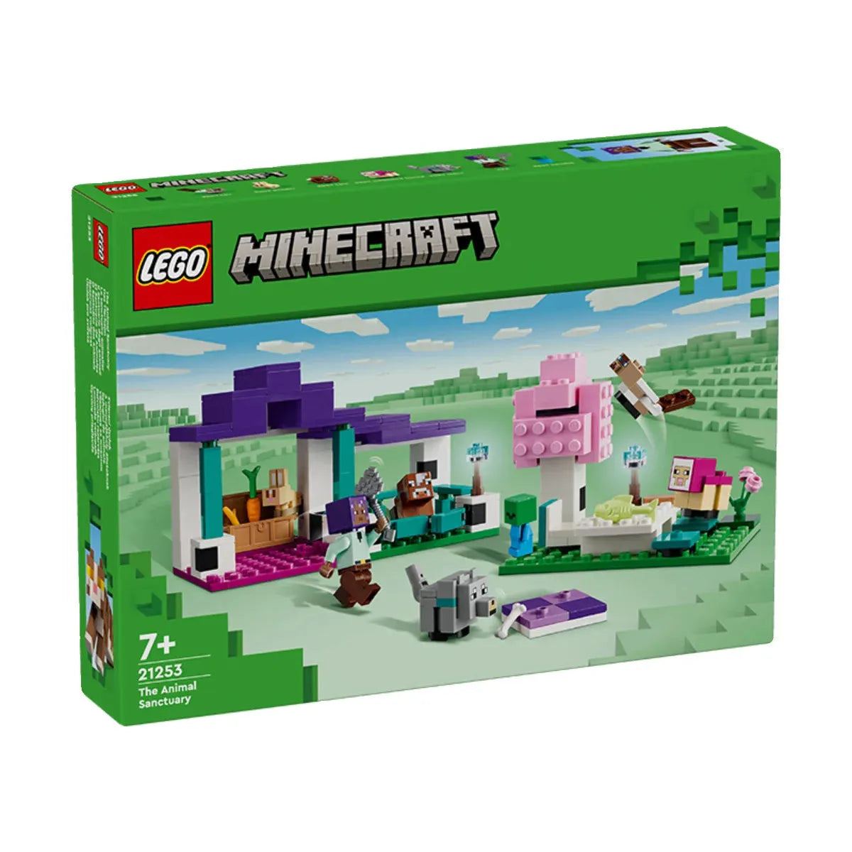 LEGO Minecraft Series 21253 Animal Shelter Children's Puzzle Building Blocks