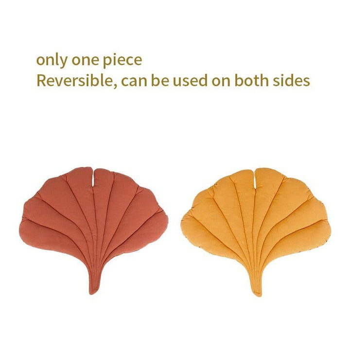 Cat Bed Mat Leaf Shape Soft Dog Bed Mat Soft Crate Pad, Machine Washable Mattress for Medium Small Dogs and Cats Kennel Pad - Jointcorp
