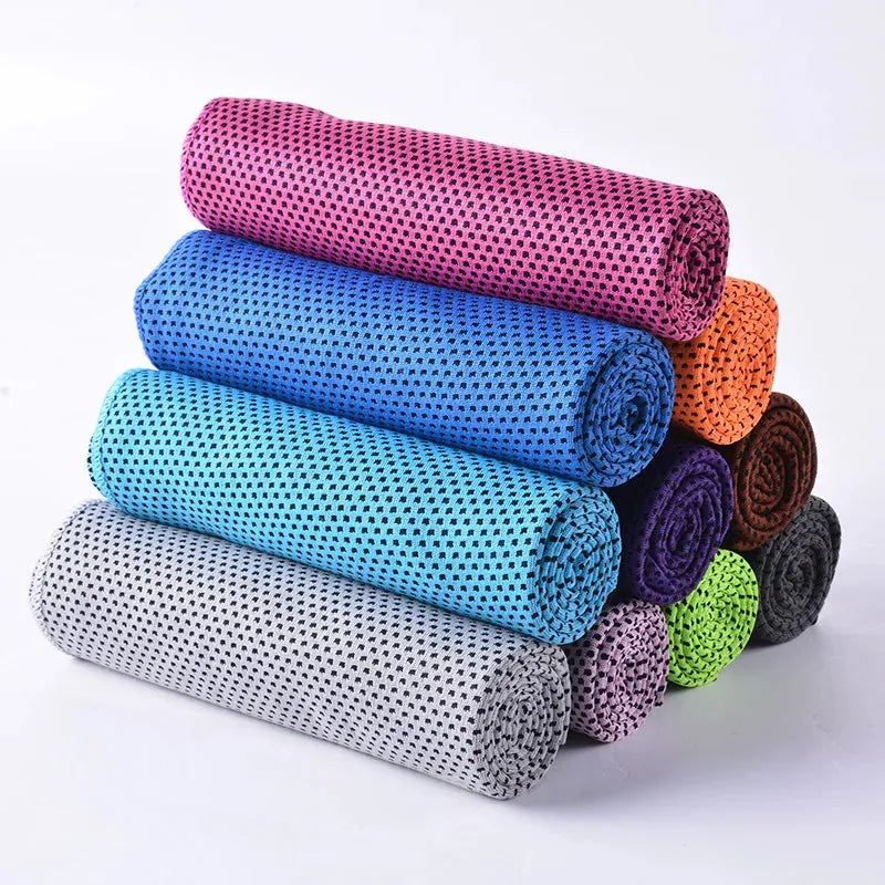 Sports Cooling Towel Ice Cold Wipe Sweat Towel Quick Dry Water Absorbent Swimming Towels Gym Sports Fitness Towel Ice Towels