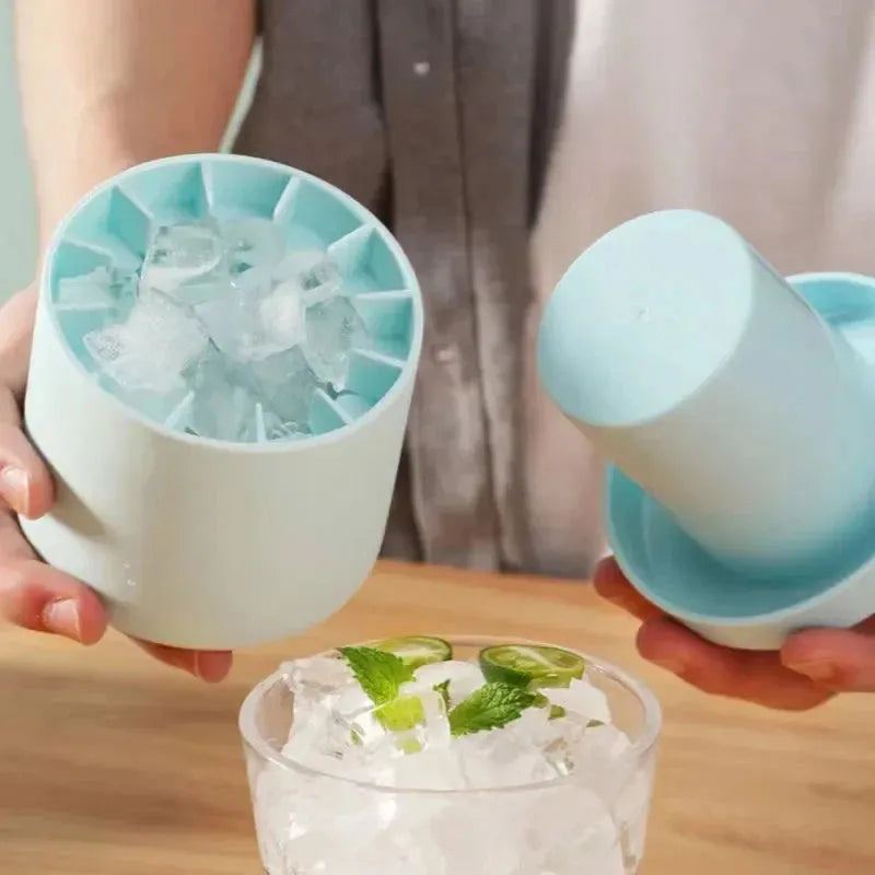 Ice Maker Silicone Mold for Kitchen, Home Brewing and Wine Making, Barware Cocktail Mould, Cooler Cubes, Dining Tools, Summer