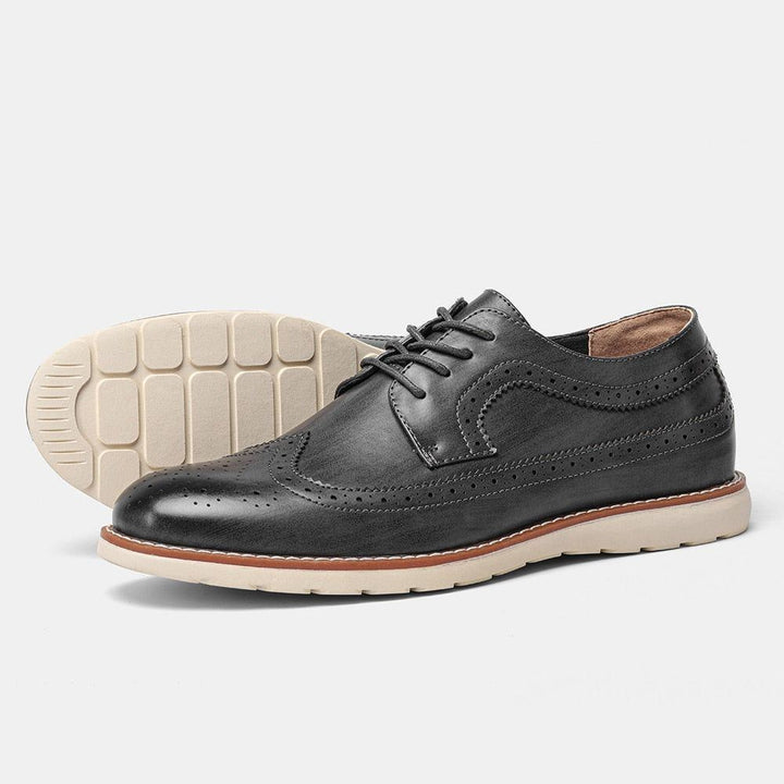 Men Shoes Brand 2023 Casual Fashion Comfortable Men Leather Shoes - Jointcorp