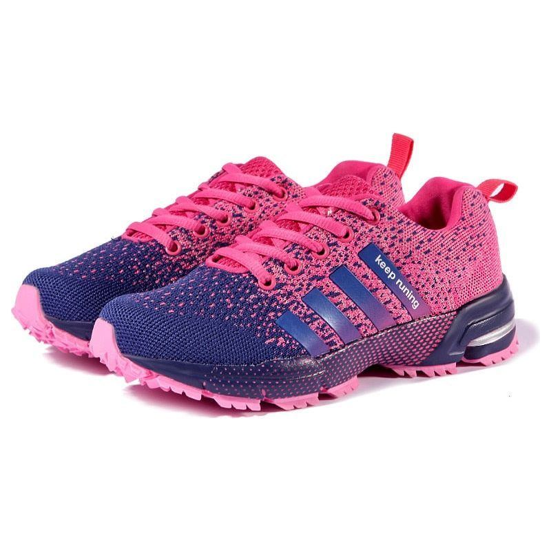 Running Shoes Breathable Outdoor Sports Shoes Lightweight Lace-UP Sneakers - Jointcorp