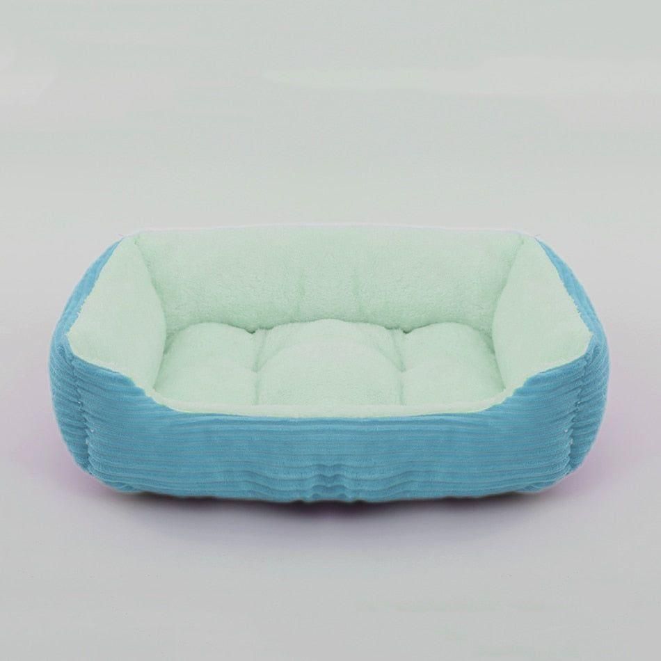 Bed for Dog + Cat Square Plush Sofa Bed