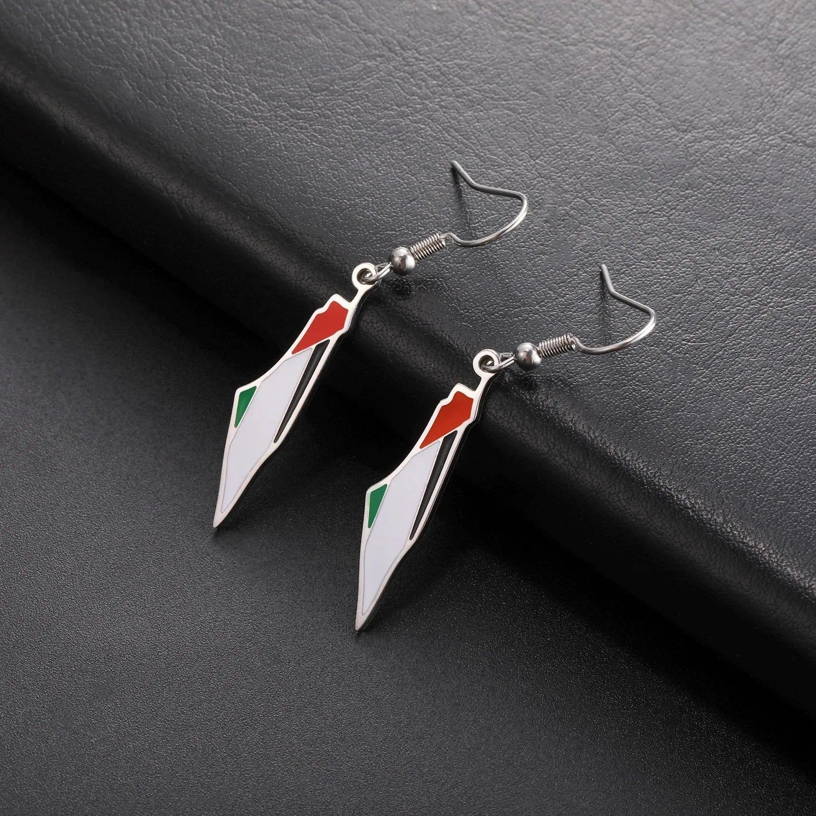 Cazador Palestine Map Earrings for Women Girls Stainless Steel Jewelry State Geography Drop Earrings Gift Wholesale Trendy 2024