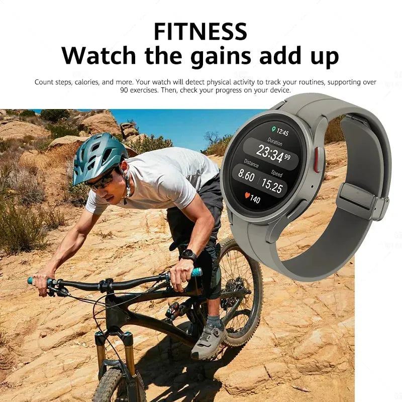 Samsung Galaxy Watch 5 Pro 45mm Smart Watch 1.4'' Super AMOLED Screen Blood Oxygen Heart Rate Measure 590mAh Battery GPS