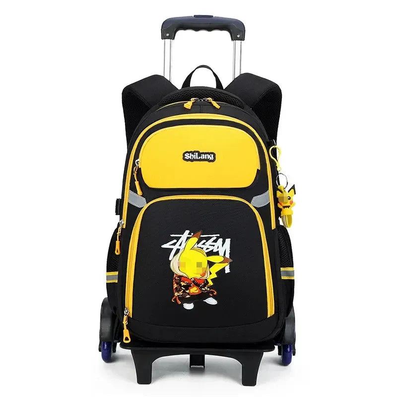 TAKARATOMY Backpack Trolley School Bag Stairs Climbing Student Lightening Backpack Travel Bag Laptop Bag Bookware Storage Bag