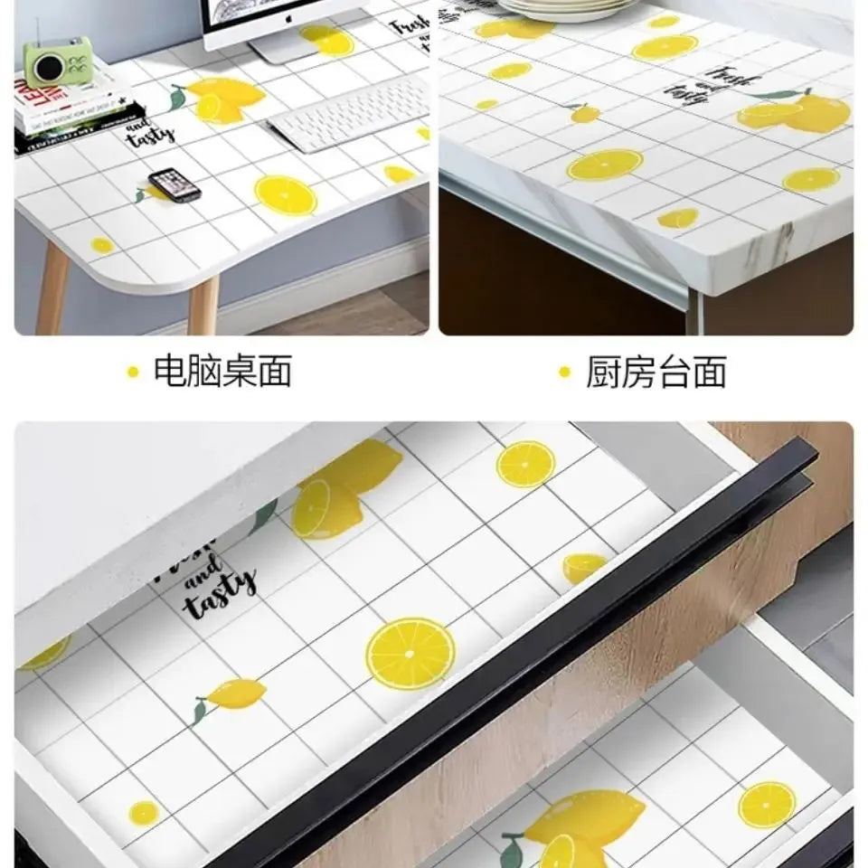 Waterproof Wall Stickers Kitchen Oil-proof Sticker Wallpaper Self-adhesive Waterproof Moisture-proof High Temperature Wall