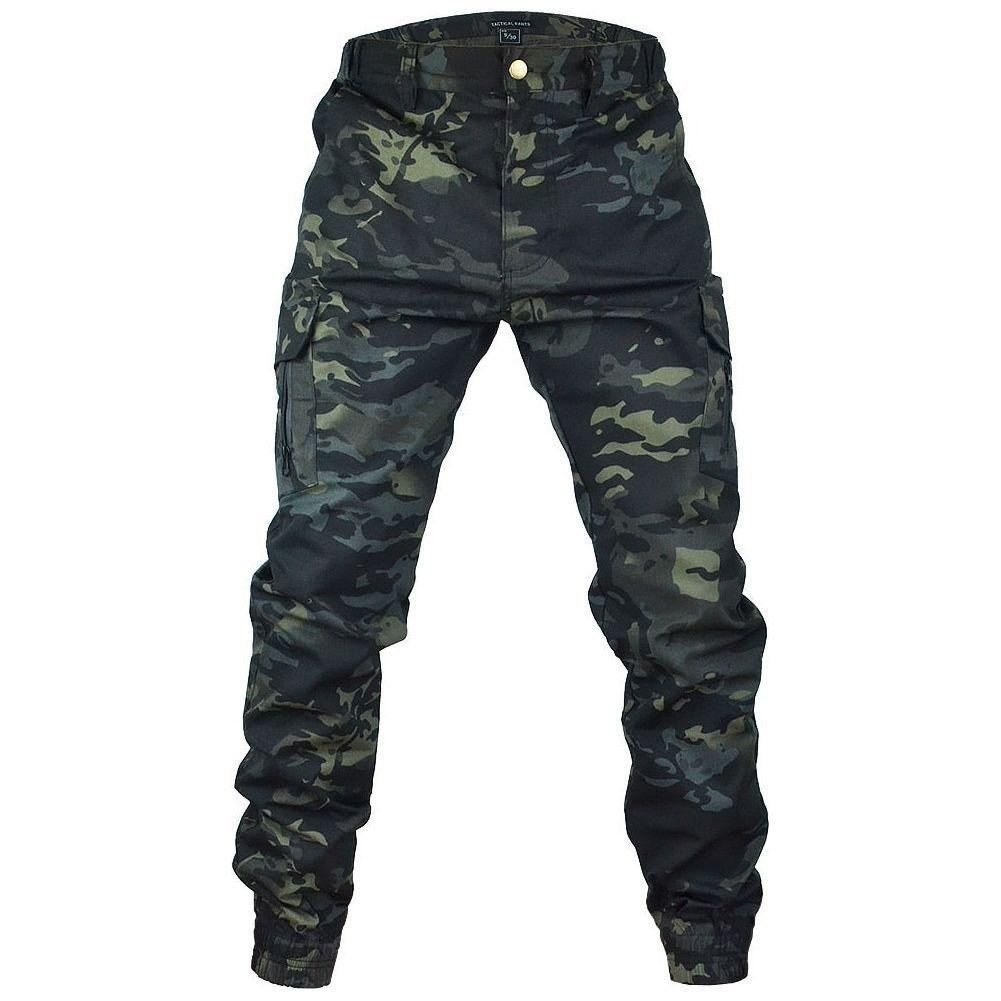 Joggers Outdoor Ripstop Cargo Pants Working Clothing Hiking Hunting Combat Trousers Men's Streetwear - Jointcorp