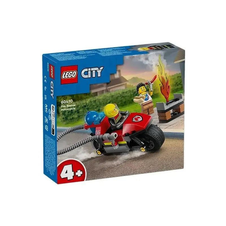 LEGO City Series 60410 Fire Motorcycle Male And Female Puzzle Building Block Toys