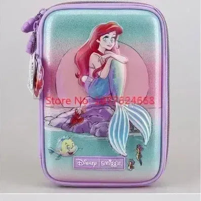New Genuine Disney Australia Smiggle Mermaid School Bag Student Stationery Student Pen Case Lunch Bag Backpack School Kid'S Gift