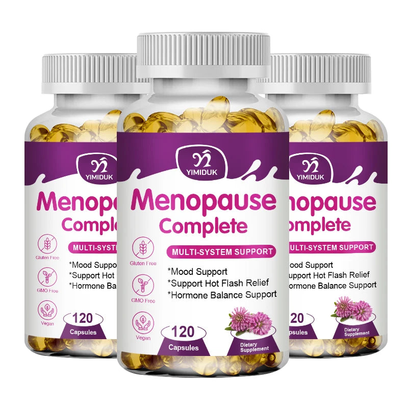 Menopause Relief Capsules Support Weight Management Improves Metabolism & Bloating Hot Flashes & Night Sweats Mood Supplements
