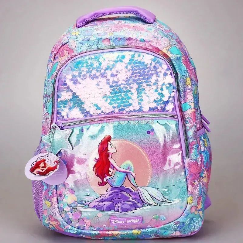 New Genuine Disney Australia Smiggle Mermaid School Bag Student Stationery Student Pen Case Lunch Bag Backpack School Kid'S Gift