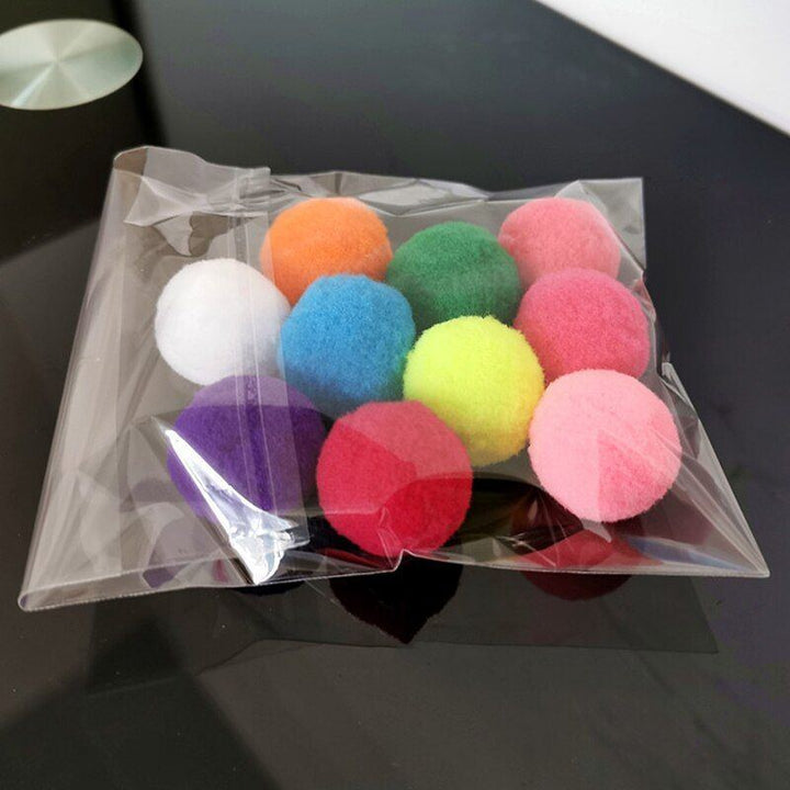 Cat Dog Toy Plush Balls Kitten Toys Interactive Play Ball - Jointcorp