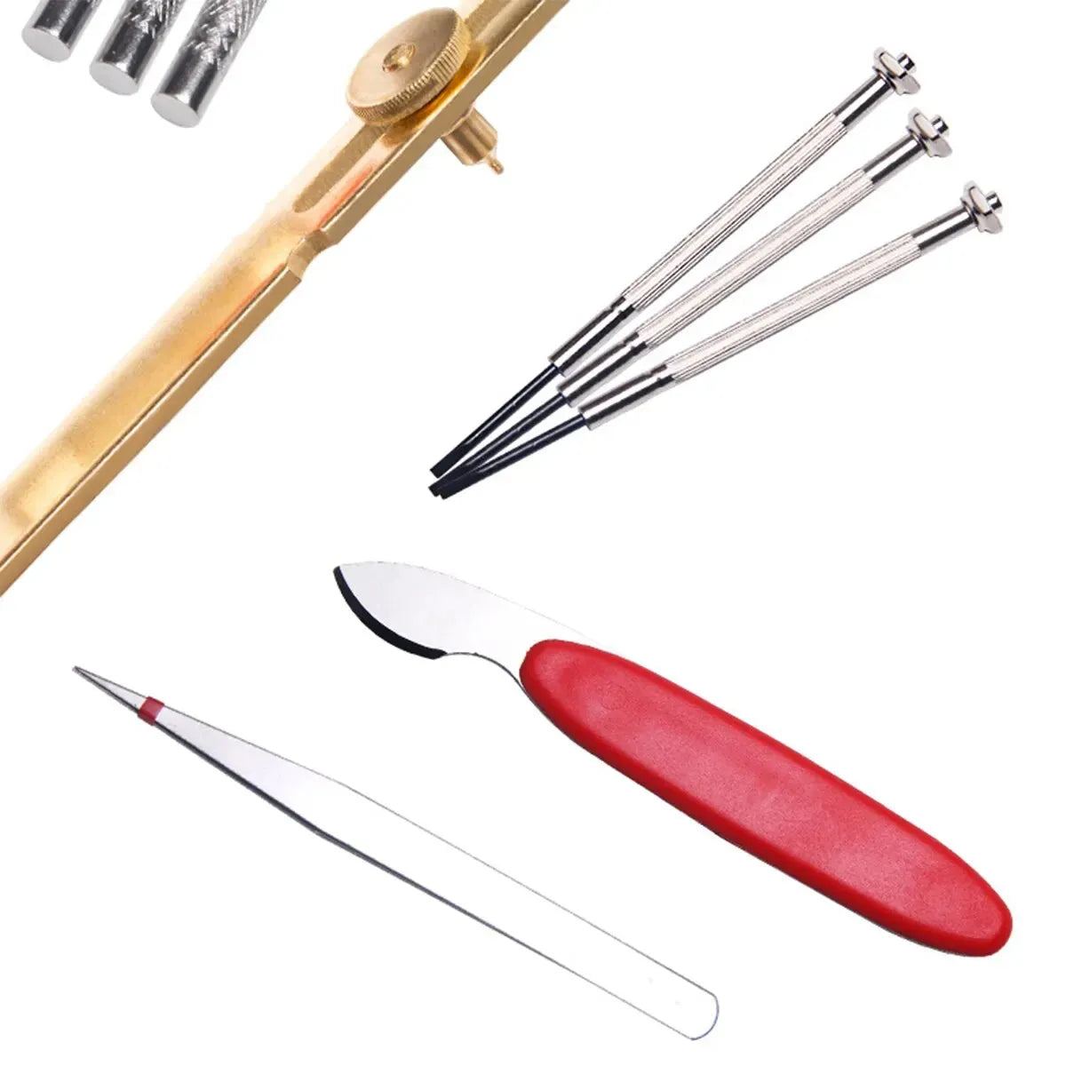 16pcs Watch Repair Tool Kit Watchmaker Link Pin Remover Case Opener Spring Bar Horlogemaker Gereedschap Clock Repair Set