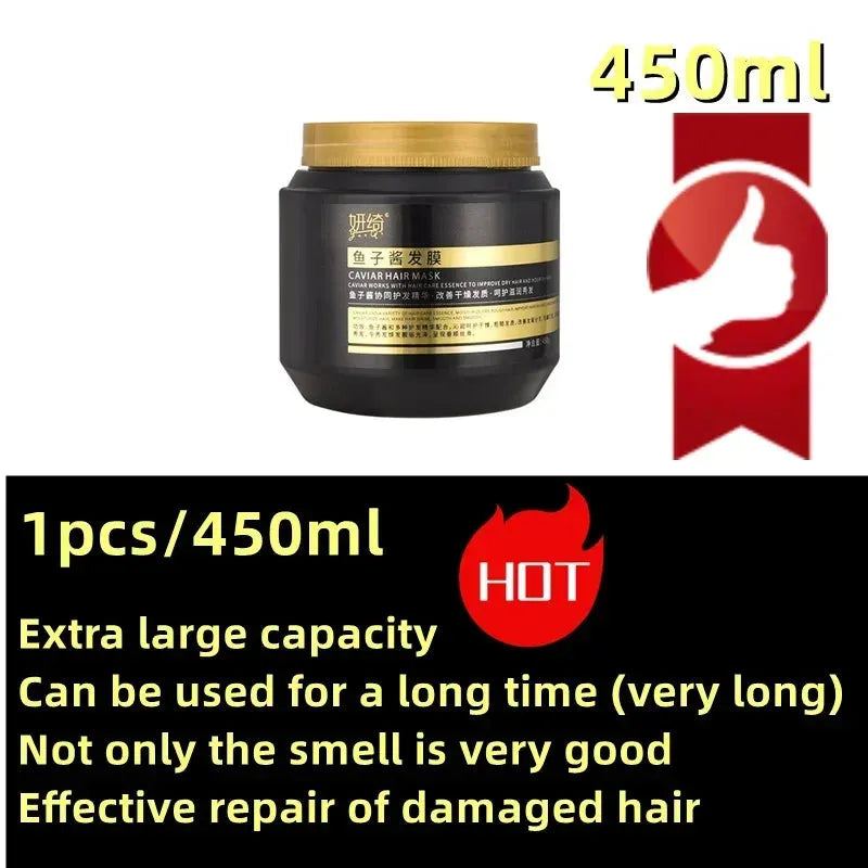 450g Magical Hair Mask Collagen Keratin 5 Seconds Repair Damaged Frizzy Hair Smooth Deep Moisturize Revitaliz Hair Care Product