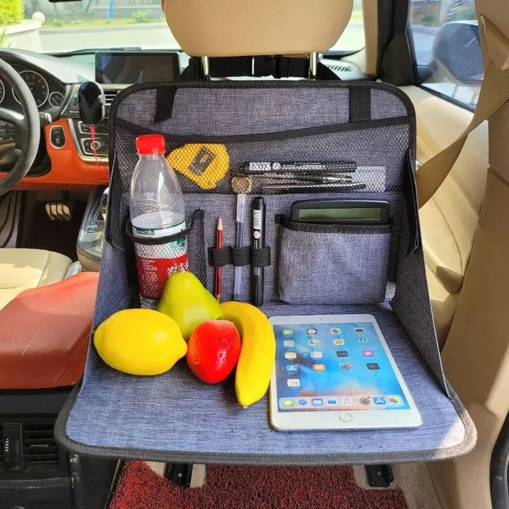 Car Seat Back Organizer with Foldable Tablet Car Storage Bag Automobiles Interior Stowing Tidying