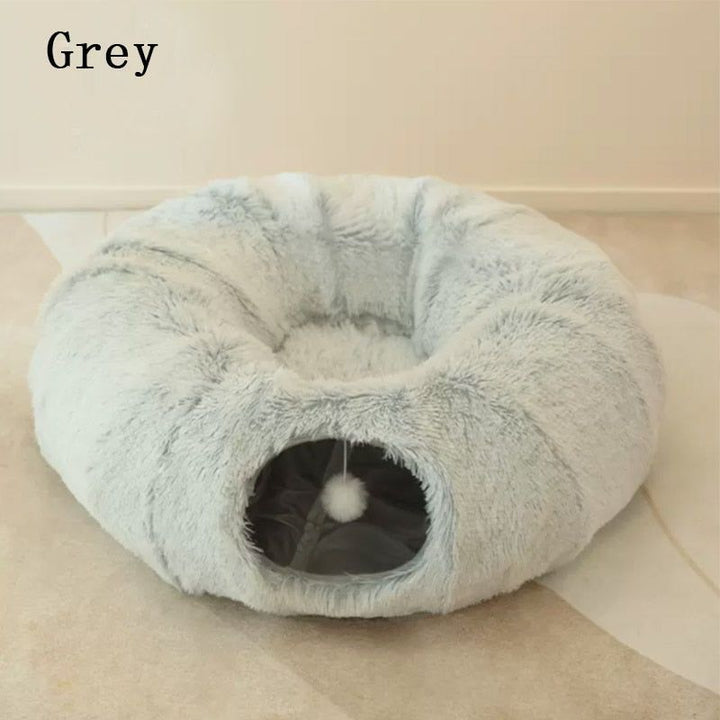 2 In 1 Round Cat Beds House Funny Cat - Jointcorp