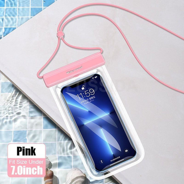 Waterproof Phone Case Under 7.0 inches For iPhone 13 14 Pro Max X Case IPX8 Universal Cover For Huawei Xiaomi Redmi Note Samsung - Jointcorp