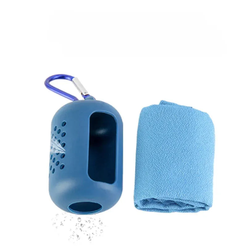 microfiber Quick Dry Towel Sports cold towel Golf Fitness Wicking sweat quick drying cold silicone towel cover Home Textile