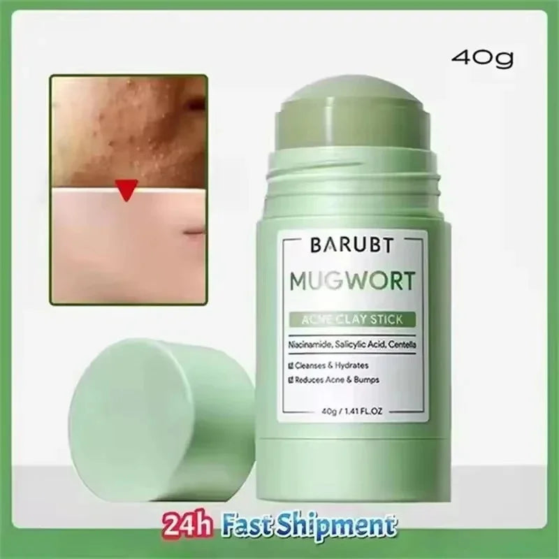 Spreadable Mud Face Mask Stick Hydrating Moisturizing Oil Control Exfoliating Deep Cleaning Pore Shrinking Solid Skin Care Mask