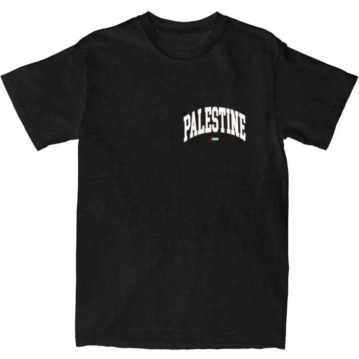 Palestinian Palestine Flag T Shirt Summer Y2K Retro T-Shirts Cotton Hippie Tee Shirt For Men Short Sleeve Casual Clothes