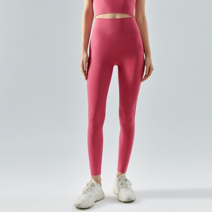 With Logo Seamless Gym Training Leggings Women 20 Colors Sports Leggings Stretch Nylon Lycra No Embarrassing Lines Yoga Pants - Jointcorp