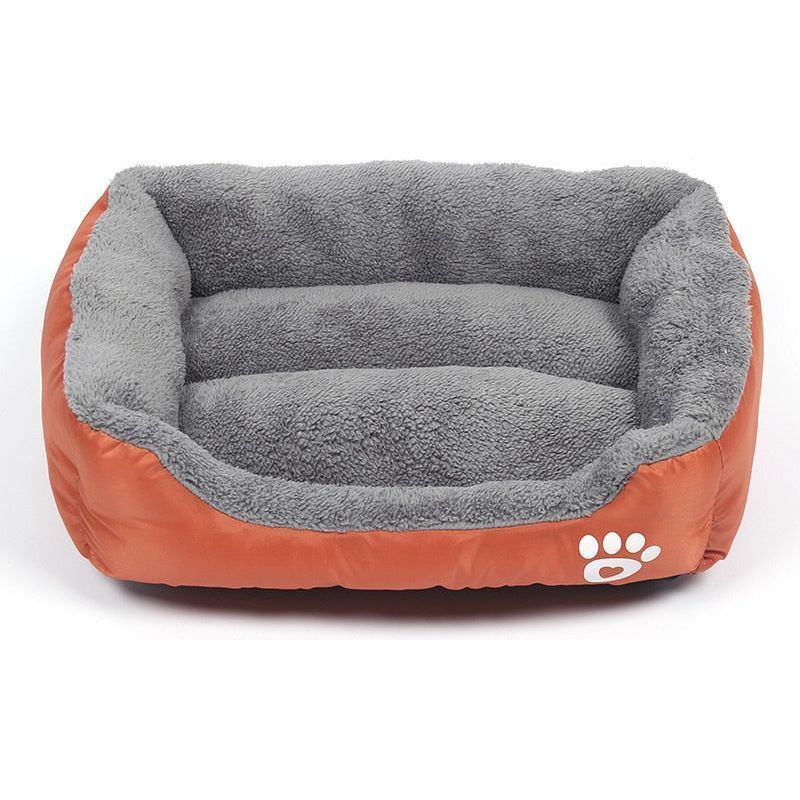 Large Pet Cat Dog Bed Square Plush Kennel Summer Washable Cat Mat Waterproof Mattress Pet Cushion Medium Large Dogs Pet Supplies